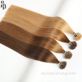 Unverarbeitete Nagelhaut ausgerichtet RAW Jungfrau Indian Hair Extension Vendor Großhandel U Tipp 100% menschliches Haarverlängerungen Verkauf